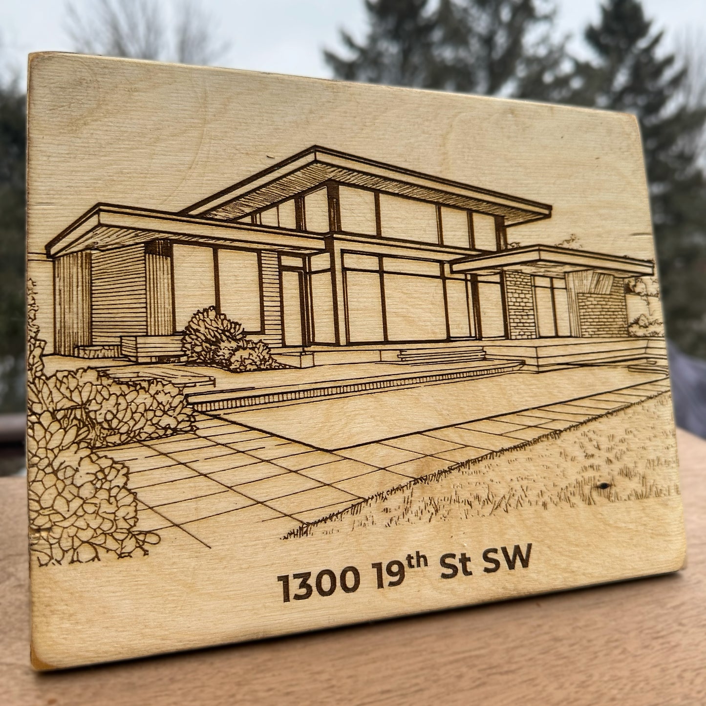 Architectural Engraved Property Portrait