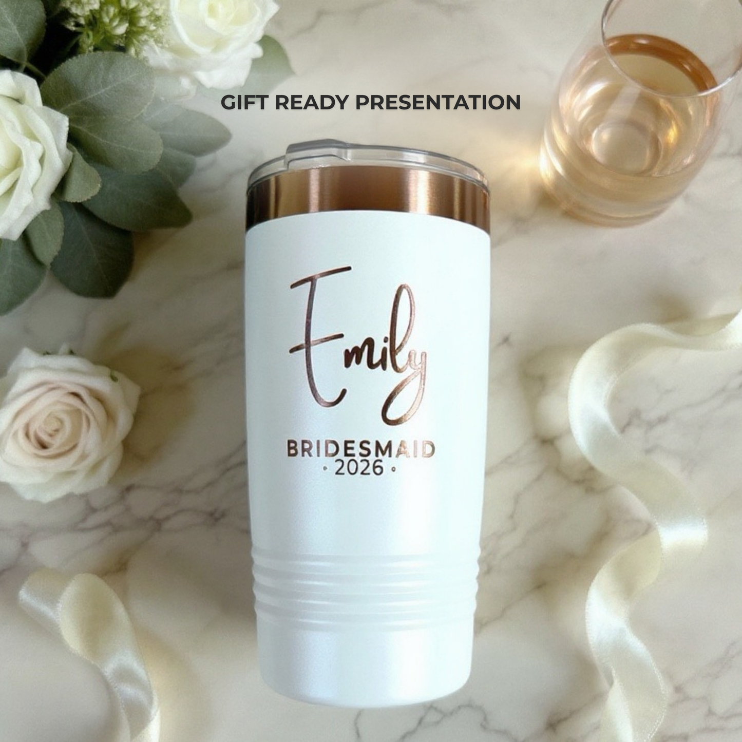 Personalized Groomsmen Tumbler | Engraved Wedding Party Gift