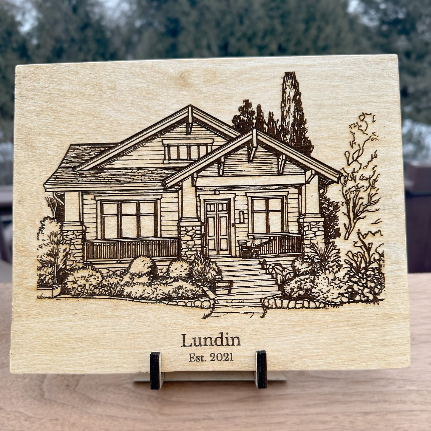 Architectural Engraved Property Portrait