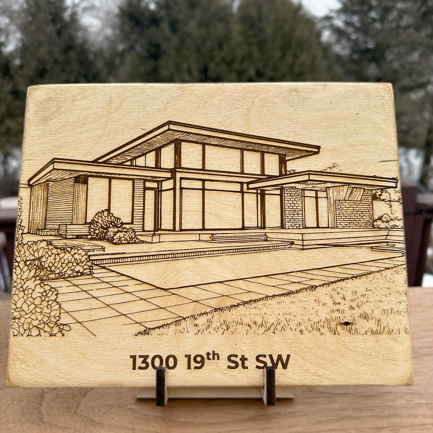 Architectural Engraved Property Portrait