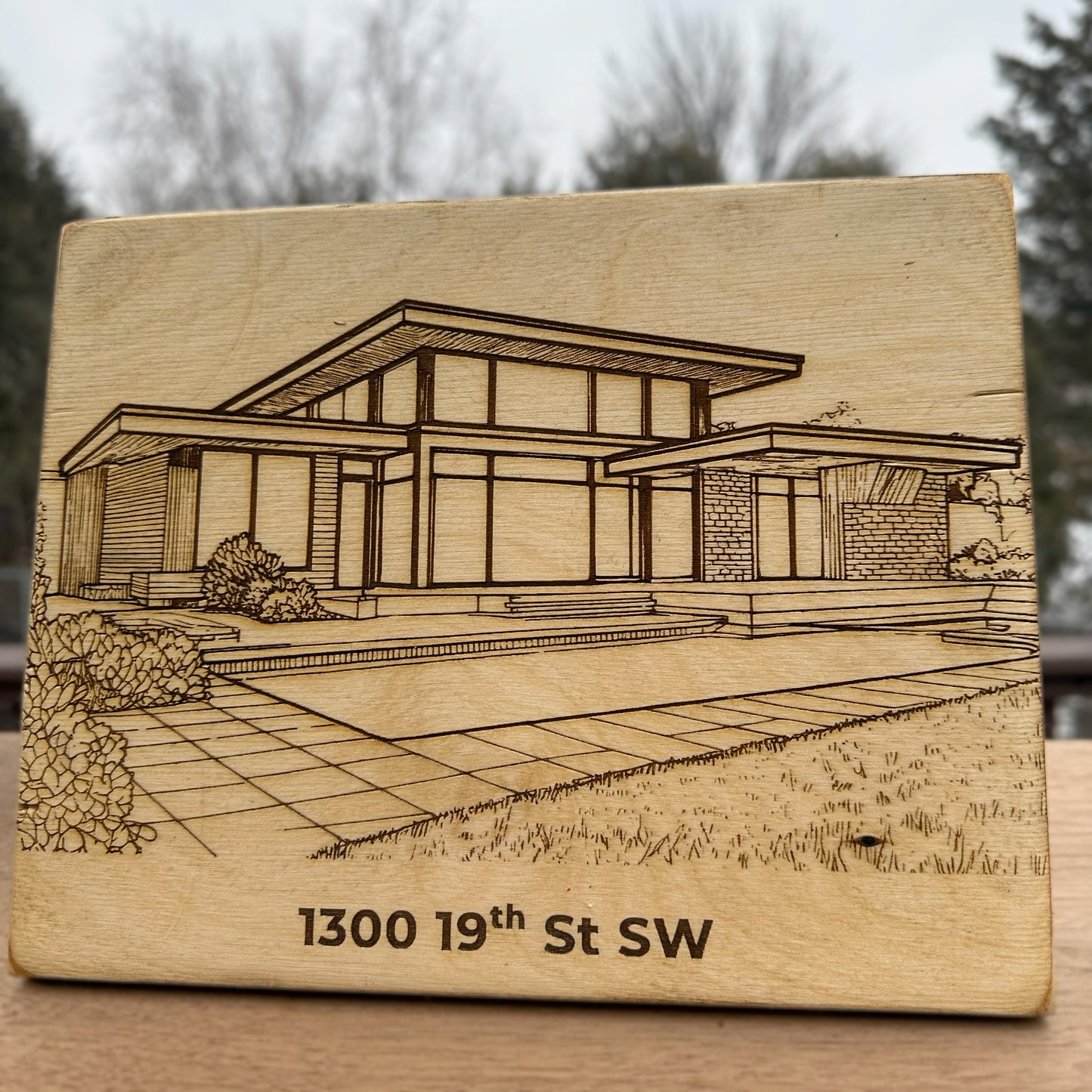 Architectural Engraved Property Portrait