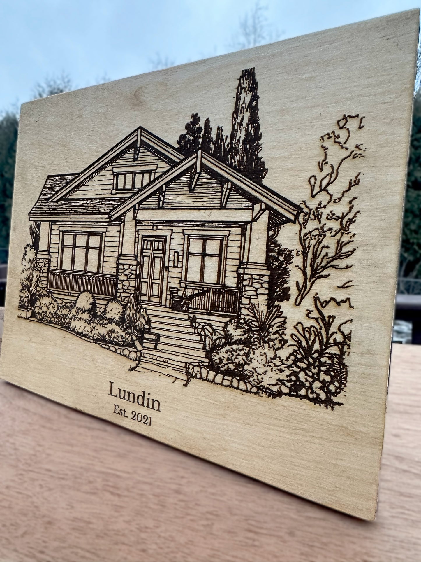 Architectural Engraved Property Portrait