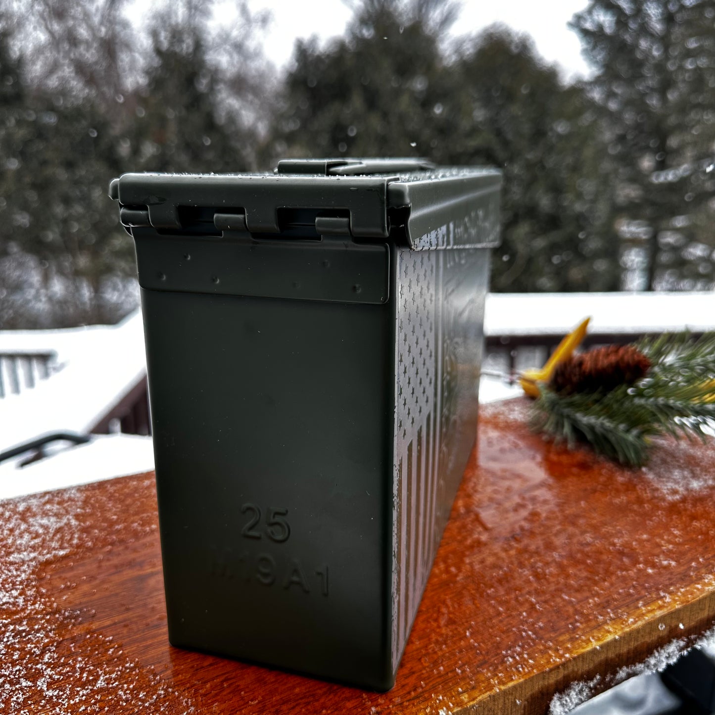 Custom Engraved Groomsmen Gift Set | Military Style Keepsake Box