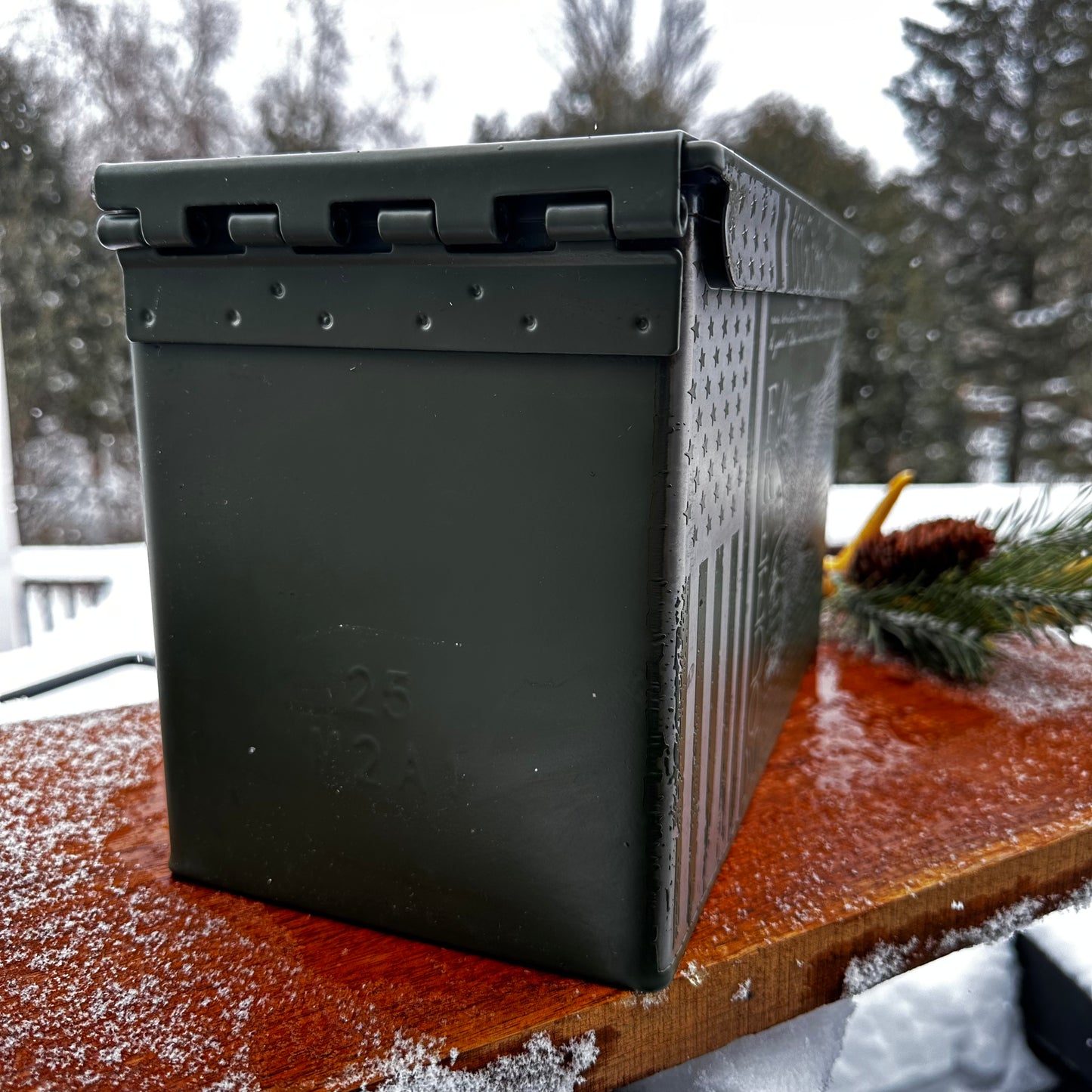 Custom Engraved Groomsmen Gift Set | Military Style Keepsake Box